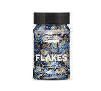 Pentart Colored foil Flakes min. 1 g, Blue-Gold, ONE