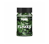 Pentart Colored foil Flakes min. 1 g, Green, ONE