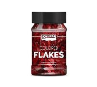 Pentart Colored foil Flakes min. 1 g, red, ONE