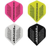 Pentathlon Checkout/Finishes Standard Shape Dart Flights (White, 1 Set)