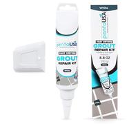 PentaUSA Grout Reviver - Ready Mixed Grout, Tile Adhesive, Fast Drying, No Sealer Required, Perfect for Bathroom, Shower and Kitchen + Mould Protection - 250gr (White)