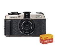 Pentax 17 Film Camera - Dark Silver (Camera + 1x 36 Exposure 35mm Film)