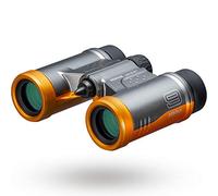 PENTAX Binoculars UD 9x21 - Gray and Orange. A bright and clear field of view, lightweight body with roof prism, Fully Multi-Coated optics, 9x magnification, ideal for concerts, sports, traveling.