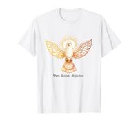 Pentecost Day 2026 Design - Golden Flame Aesthetic Catholic T-Shirt