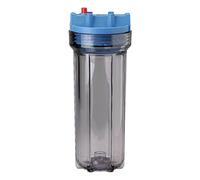 Pentek 158117 1/4" #10 Slim Line Clear Filter Housing