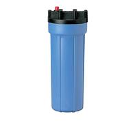 Pentek 158195, Slim Line, 1/2" in/Out, 10" Blue/Black, w/PR