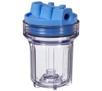 Pentek PENTEK-SLIM-CLEAR-14-WPR5 .25 in. 5 Water Filter Housing - Clear-Blue