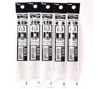 Pentel 0.3mm Black Ink Refill (XLRN3-A), for EnerGel Retract Ballpoint Pen(BLN73-A), × 5 Pack/total 5 pcs (Japan Import) [Komainu-Dou Original Package]