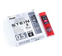 Pentel 0.5 mm B Ain Stein Refill Lead (Pack of 12 Tubes, 40 Leads per Tube)