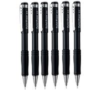 Pentel 0.5mm Lead Size Twist Erase Automatic Pencil Mechanical Drafting Pencil Lead Black Barrel Refillable QE515 (Pack Of 6)