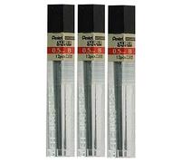 Pentel Mechanical Pencil Leads Hi Pollymer Super 0.5mm B Shade - 36 pcs (3 tubes)