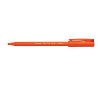 Pentel 0.6 mm Ultra Fine Fibre Tip with Orange Barrel Fine Liner Water Based Ink - Red