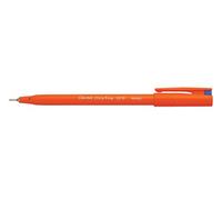 Pentel 0.6mm Ultra Fine Fibre Tip with Orange Barrel Fine Liner Water Based Ink - Blue