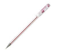 Pentel 0.7 mm Oil Based Ink Slim Barrel Superb Ballpoint Pen - Red (Pack of 12 Pens)