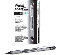 Pentel Energel Plus Metal Tip Blk BL27-A [Pack of 10]