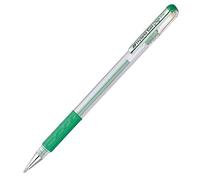 Pentel 0.8mm Tip Hybrid Gel Metallic Ink Pen with Comfortable Finger Grip - Green