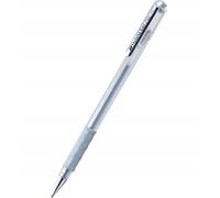 Pentel 0.8mm Tip Hybrid Gel Metallic Ink Pen with Comfortable Finger Grip - Silver