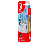 Pentel 0.9 mm P200 Series Mechanical Pencil - Yellow Barrel (Pack of 12)
