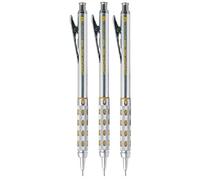 Pentel 0.9mm Lead Size Graphgear 1000 Automatic Proffesional Drafting Mechanical Pencil Rubber Grip Refillable Retractable PG1019-G (Pack Of 3)
