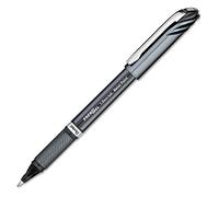 Pentel Energel Plus 1.0mm Roller Pen with Metallic Effect Barrel - Black