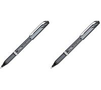 Pentel 1.0mm Energel Plus Rollerball - Black (Pack of 2)