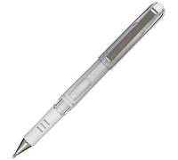 Pentel 1.0mm Tip Hybrid Gel Grip Dx Ultra Smooth Pigment Ink Pen with Chunky Barrel - White