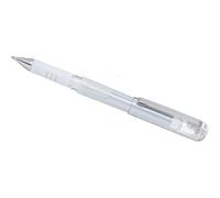 Pentel 1.0mm Tip Hybrid Gel Grip Dx Ultra Smooth Pigment Ink Pen with Chunky Barrel - White