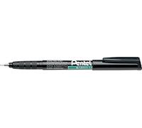 Pentel 3 x NMF50 SUPERFINE PERMANENT MARKER - BLACK