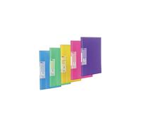 Pentel 30 Pocket Display Book Vivid, Pack of 5 folders, assorted colours