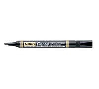 Pentel N860 Permanent Marker - Chisel Tip Black