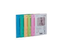 Pentel A4 Assorted Recycology Display Book with 20 Pocket - Clear