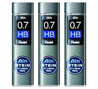 Pentel Ain Stein Mechanical Pencil Lead, 0.7mm HB, 40 Leads (C277-HB)