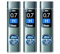 Pentel Ain Stein Mechanical Pencil Lead, 0.7mm H, 40 Leads (C277-H)