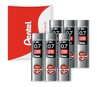 Pentel Ain Stein Mechanical Refill Leads - for Automatic/Mechanical Pencils - in Pentel Pillow Packaging (0.7mm 2B, Pack of 6)