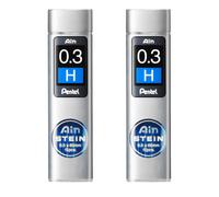 Pentel Ain Stein Mechanical Refill Leads - Pack of 2 Tubes (0.3mm H)