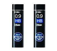 Pentel Ain Stein Mechanical Refill Leads - Pack of 2 Tubes (0.9mm HB)