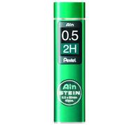 Pentel AIN Stein Pencil Lead 0.5 mm, Hardness B 40 Leads 2H