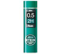 Pentel AIN Stein Pencil Lead 0.5 mm, Hardness B 40 Leads 2H