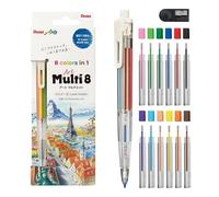 Pentel XPH804ST Art Multi 8, 8 Color Leads, Includes Refill Set