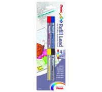 Pentel Arts 8 Colour Refill Lead Assorted Colors 4 Pack (CH2BP4M)