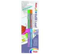 Pentel Arts 8 Colour Refill Lead Assorted Colors 4 Pack (CH2BP4M1)