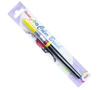 Pentel Arts Colour Brush, Lemon ink, 1 blister card with 1 Brush, XGFL-105X