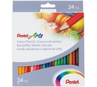 Pentel Arts Colour Colouring Pencils - 24 Colours - Pack of 24