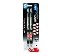 PENTEL ARTS ENERGEL PRO Pen 2/PK Black, 2 Pack