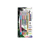 Pentel Arts Krazy Pop Iridescent Gel Pen, (1.0mm) Bold Line, Assorted Ink