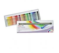 Pentel Arts Oil Pastels, Mixed Colours PHN4-25 (Pack of 25)