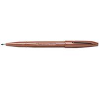 Pentel Arts Pack of 3 Felt-Tip Pens Sign Pen S 520, Brown