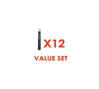 Pentel Arts Pocket Brush Refills, Black Ink / Value Set of 12 ï¼