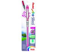 Pentel Arts Slicci 0.25 mm Extra Fine Gel Pen Pink Ink 1 Pack BG202BPP1