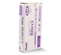 Pentel Arts Slicci 0.25 mm Extra Fine Gel Pen Violet Ink Box of 12 (BG202-V)